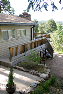 The Fir House Vacation Rental in Evergreen, Colorado.